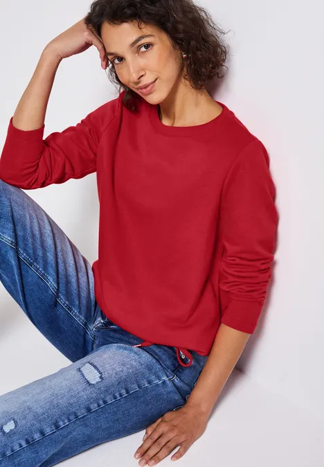 Rundhals Sweatshirt racing red Rundhals Sweatshirt racing red