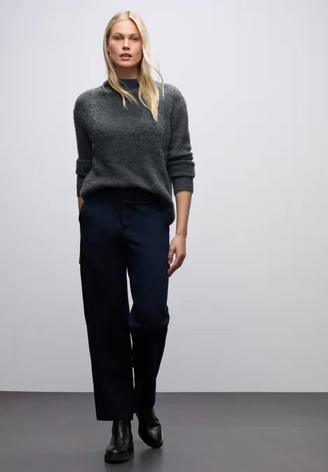 Trui van verengaren gravel grey