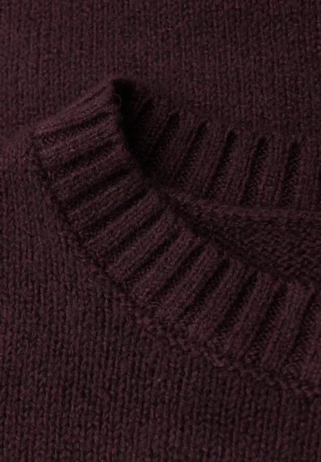 Trui met ronde hals Jazz Berry