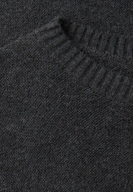 Sweter z długim rękawem gravel grey mel.