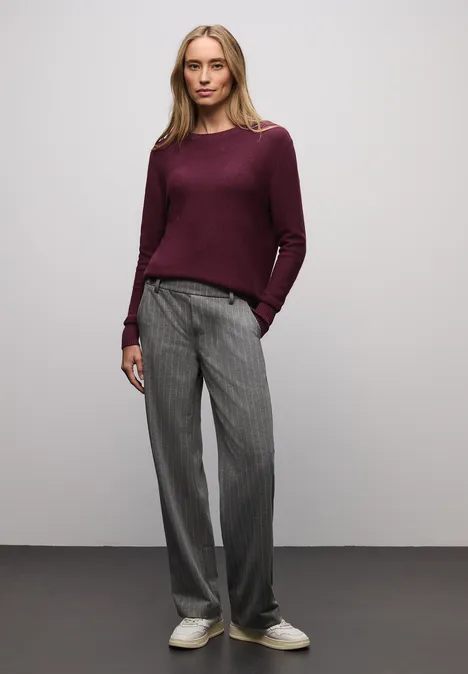 Sweter z długim rękawem wildberry red