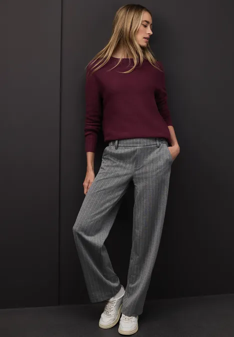 Sweter z długim rękawem wildberry red