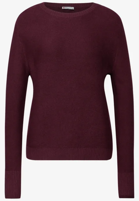 Sweter z długim rękawem wildberry red