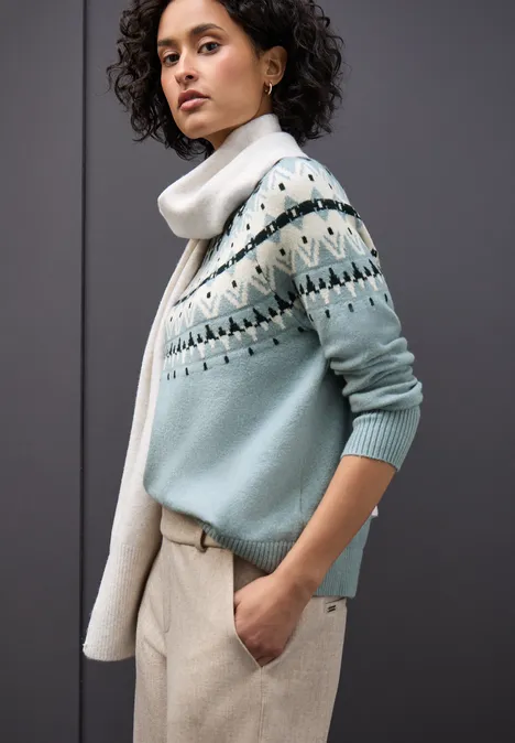 Trui met Noorse look null