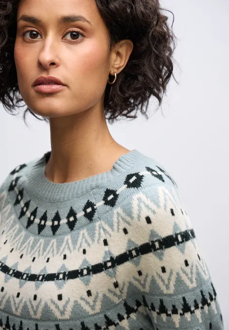 Trui met Noorse look null