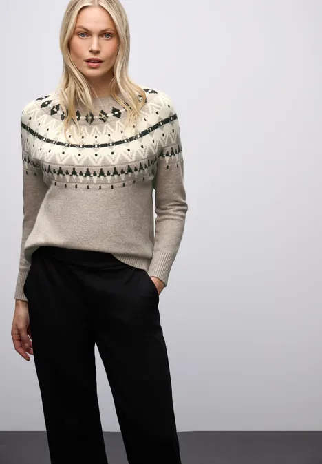 Trui met Noorse look null