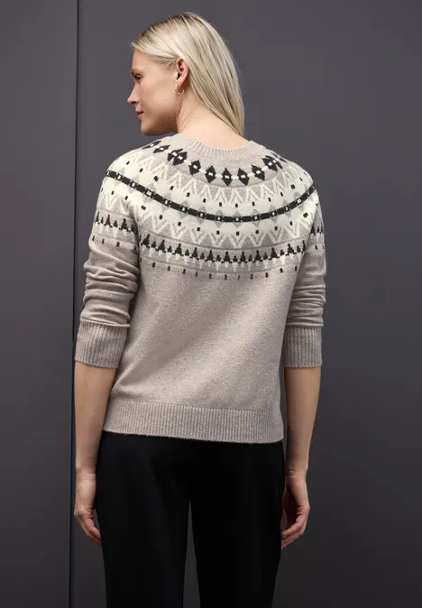 Trui met Noorse look null