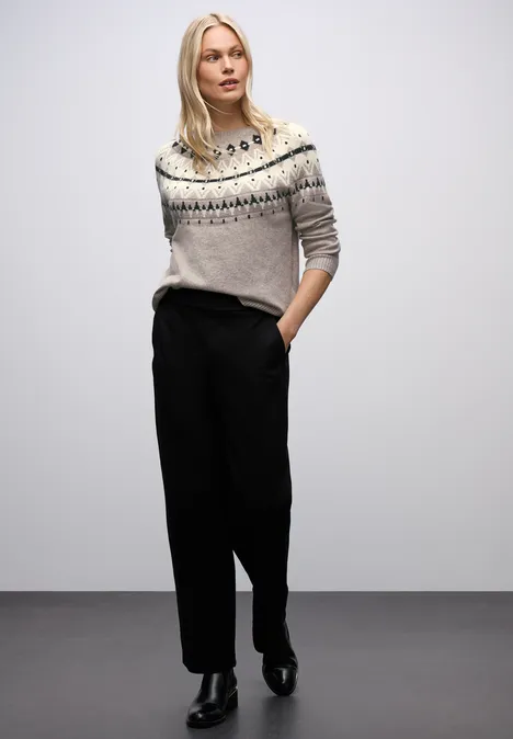 Trui met Noorse look null