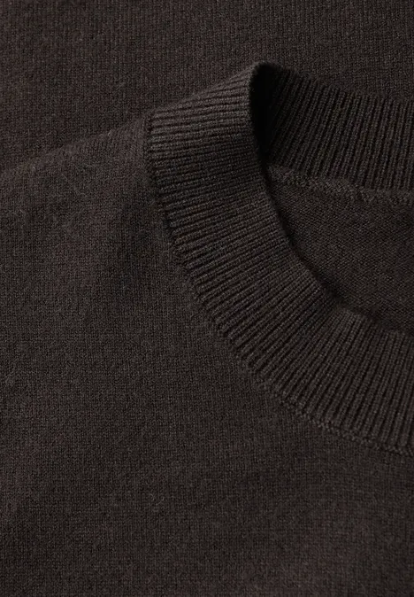 Zachte trui darkest brown