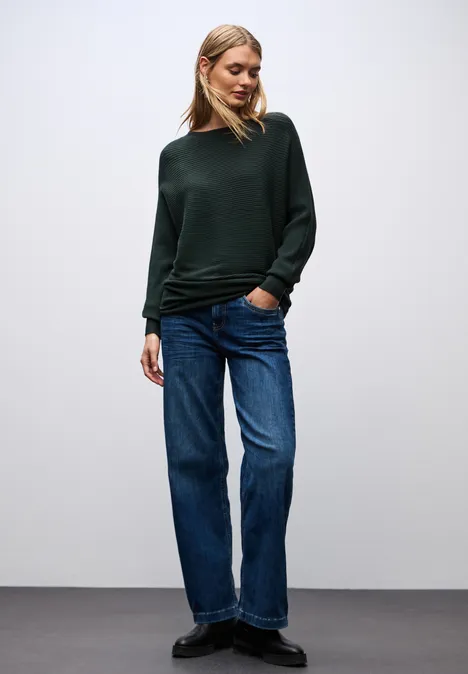 Dolman trui evernight green
