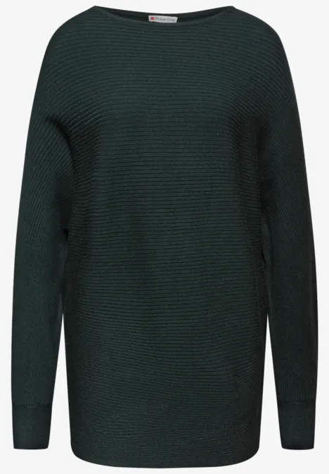 Dolman trui evernight green