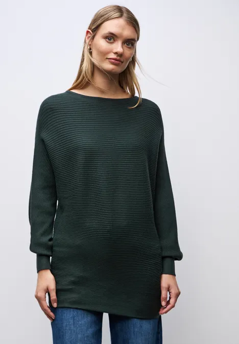 Dolman trui evernight green