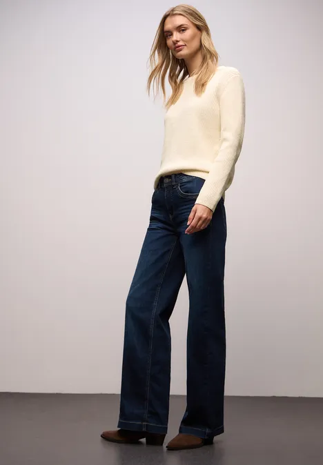 Chenille trui soft beige