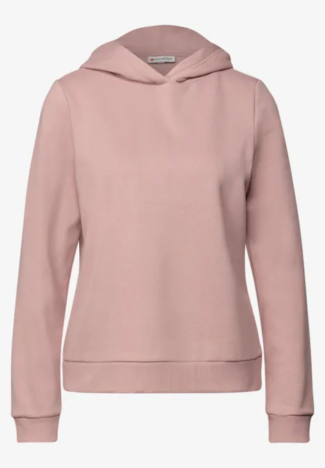 Sweatshirt mit Kapuze faded rose