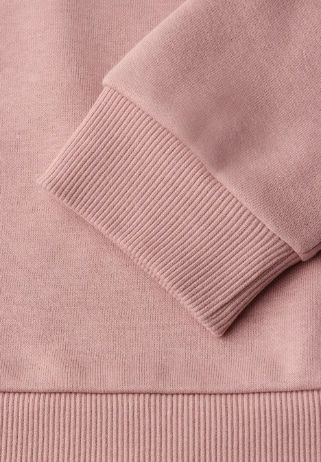 Sweatshirt mit Kapuze faded rose