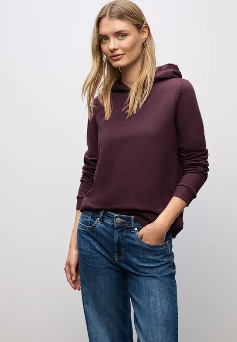 Sweatshirt mit Kapuze jazz berry