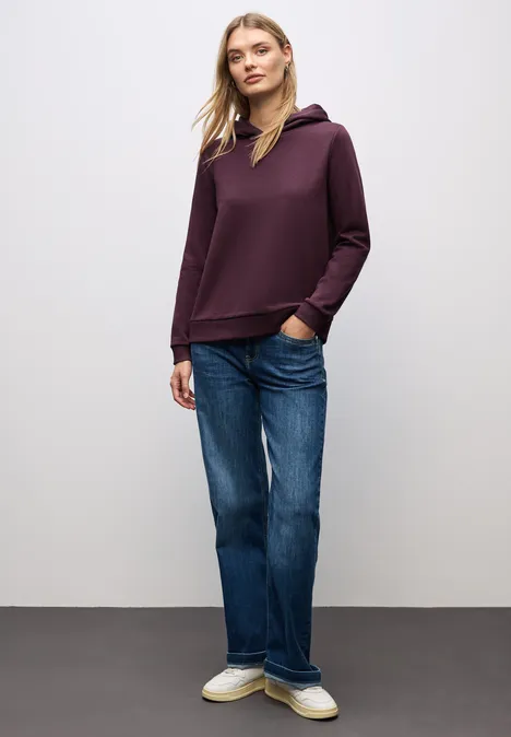 Sweatshirt mit Kapuze jazz berry