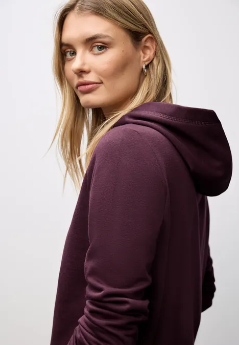 Sweatshirt mit Kapuze jazz berry