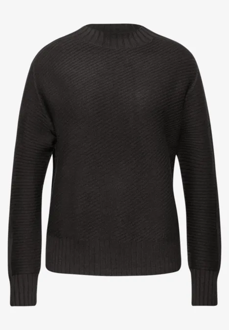 Strukturpullover darkest brown Strukturpullover darkest brown