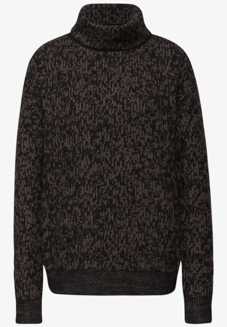 Two Tone Pullover Black