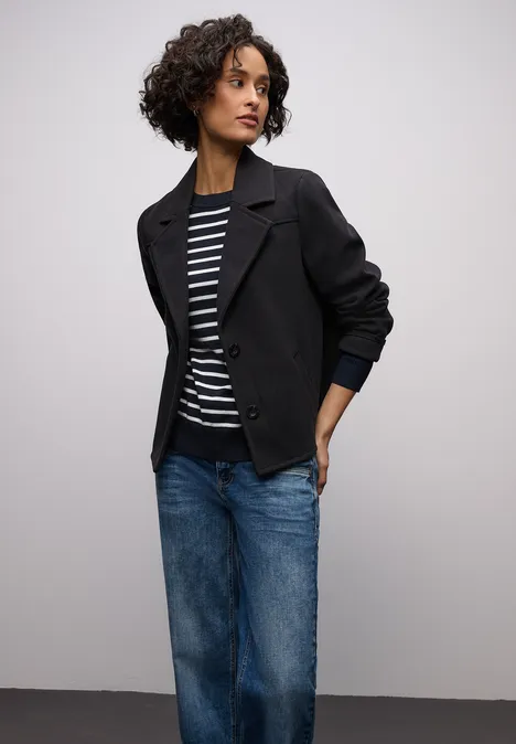 Trui met strepen deep blue Trui met strepen deep blue