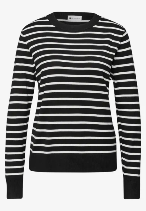 Trui met strepen Black Trui met strepen Black