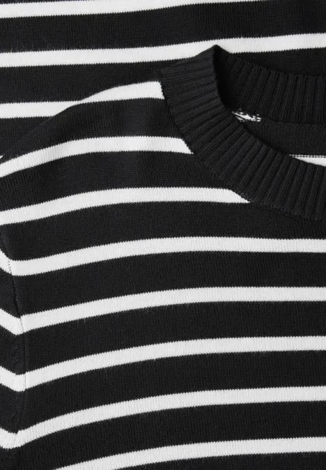 Trui met strepen Black Trui met strepen Black