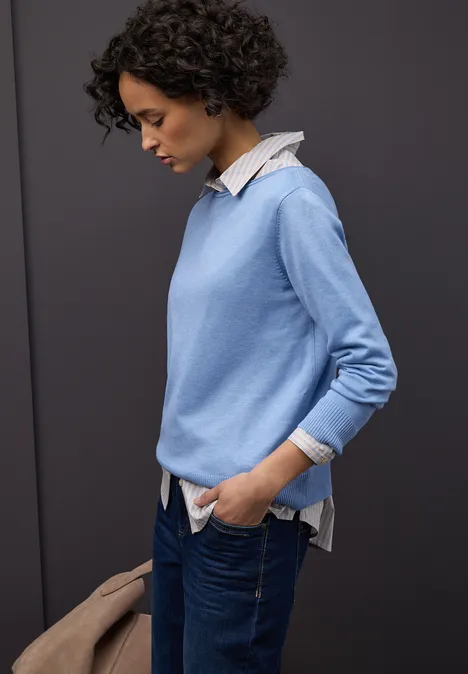 Basistrui bonnet blue mel. Basistrui bonnet blue mel.