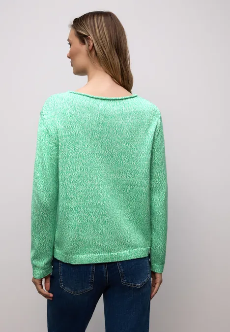 Two-Tone Pullover arcadia green