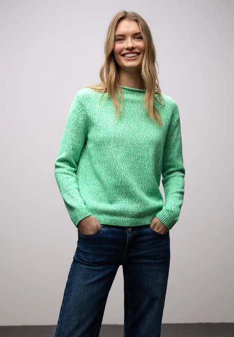 Two-Tone Pullover arcadia green