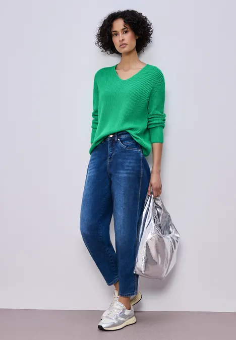 Pullover in Unifarbe arcadia green