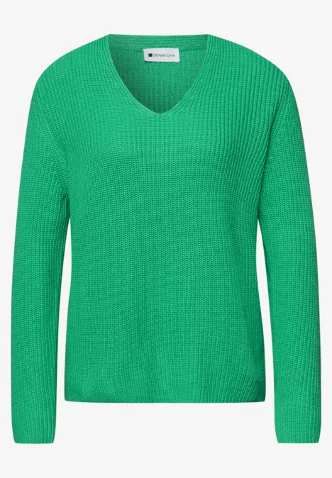 Pullover in Unifarbe arcadia green