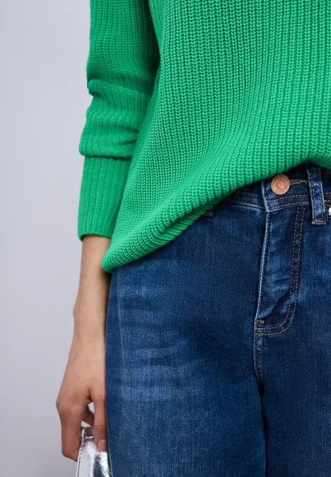 Pullover in Unifarbe arcadia green