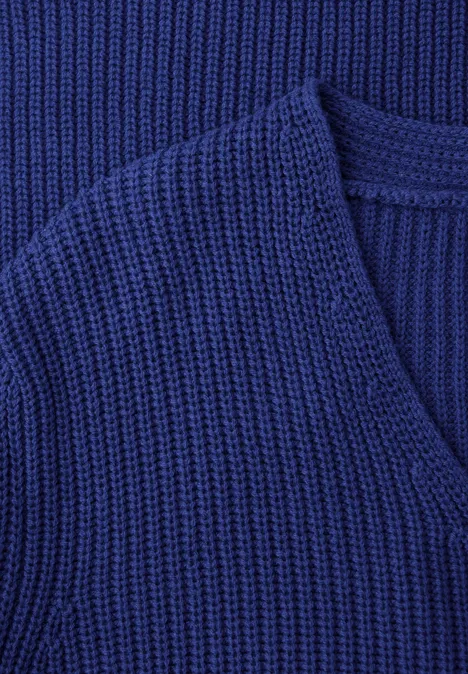 Pullover in Unifarbe amparo blue