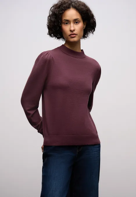 Kuscheliger Basic Pullover jazz berry Kuscheliger Basic Pullover jazz berry
