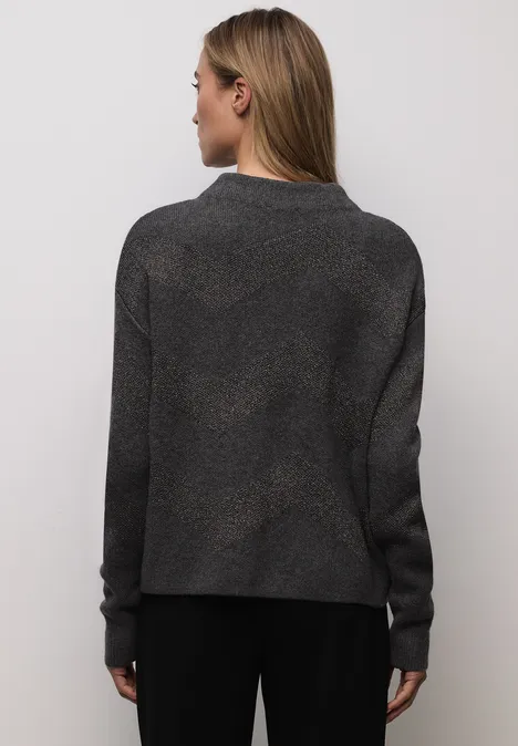Pull jacquard scintillant gravel grey mel. Pull jacquard scintillant gravel grey mel.