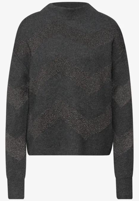 Pull jacquard scintillant gravel grey mel. Pull jacquard scintillant gravel grey mel.