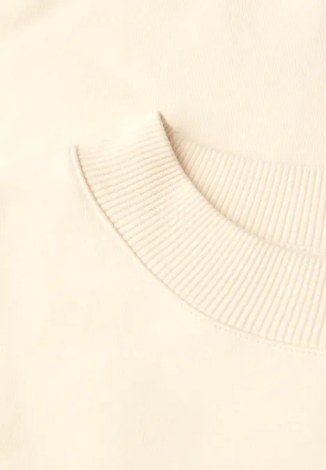 Sweatshirt mit Print soft beige Sweatshirt mit Print soft beige