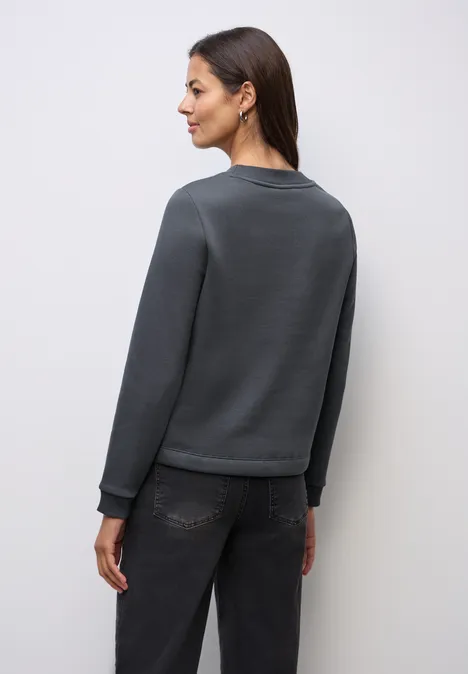 Sweatshirt mit Print gravel grey Sweatshirt mit Print gravel grey