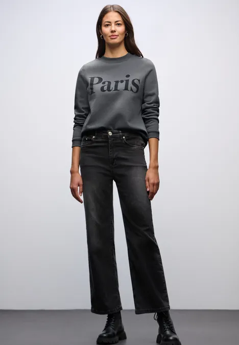 Sweatshirt mit Print gravel grey Sweatshirt mit Print gravel grey