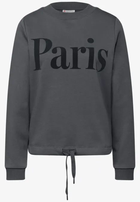 Sweatshirt mit Print gravel grey Sweatshirt mit Print gravel grey
