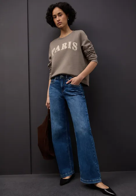 Bluza z napisem light terra mocha