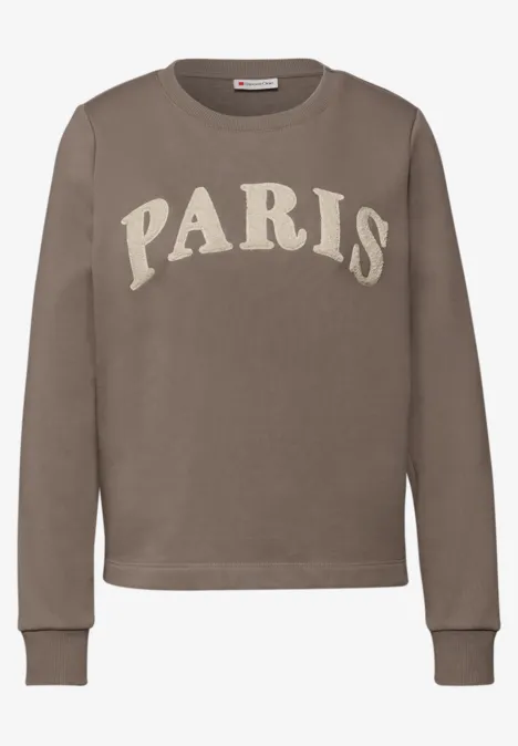 Bluza z napisem light terra mocha