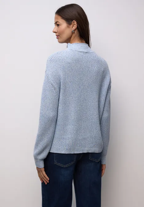 Mouline Pullover frosted blue
