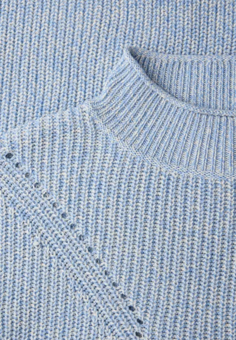 Mouline Pullover frosted blue