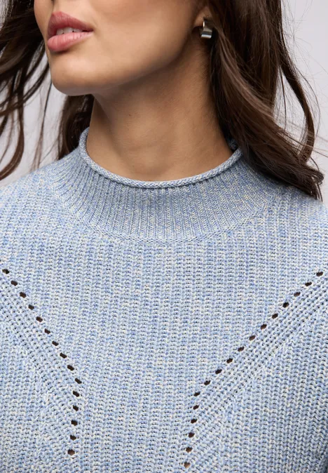 Mouline Pullover frosted blue
