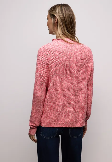 Mouline Pullover striking coral Mouline Pullover striking coral
