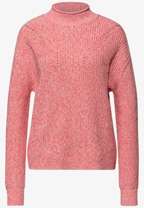 Mouline Pullover striking coral Mouline Pullover striking coral
