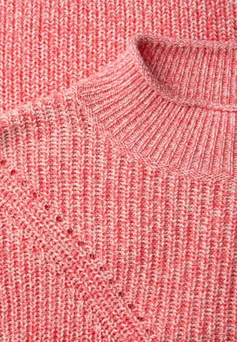 Mouline Pullover striking coral Mouline Pullover striking coral