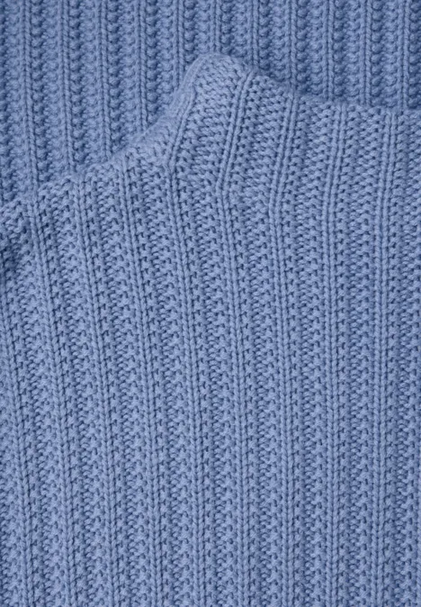 Turtleneck Strukturpullover frosted blue Turtleneck Strukturpullover frosted blue
